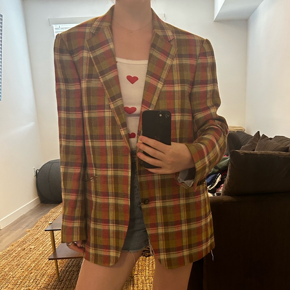 Vintage checkered jacket - great condition